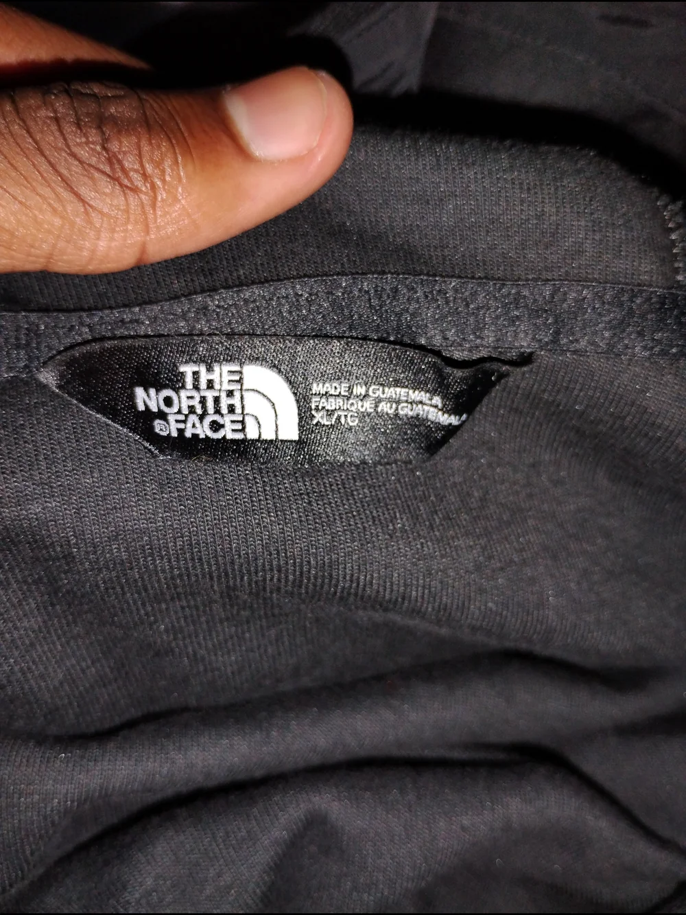 Y2k The North Face Mens Black Hooded Zip Jacket